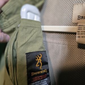 Vtg Browning Hunting Shirt Meduim Recoil Pad